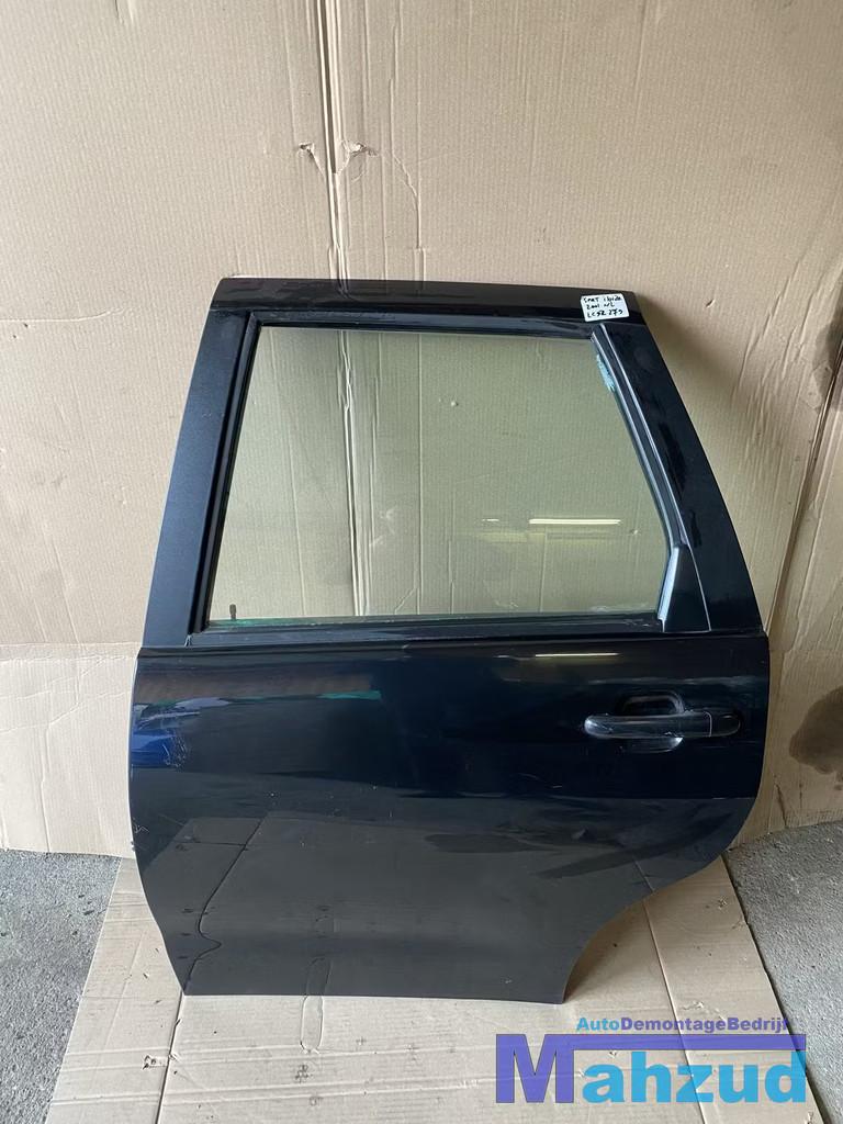 SEAT IBIZA 2 6K1 ZWART LC9Z links achter deur portier 5deurs, Auto-onderdelen, Carrosserie en Plaatwerk, Deur, Seat, Achter, Links