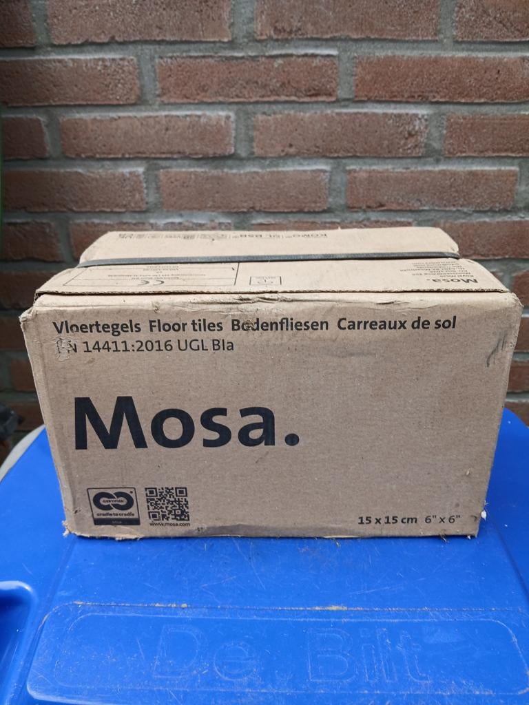 1 pak vloertegels 15x15 cm, Ophalen, 60 cm of meer, Keramiek, Nieuw