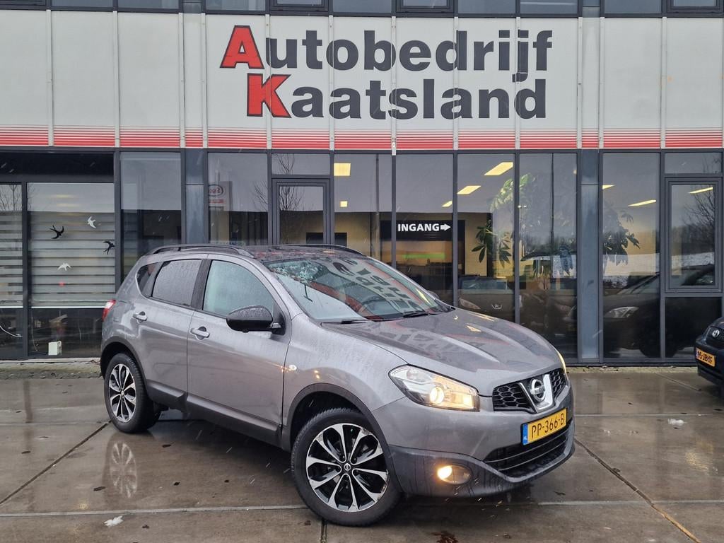 Nissan Qashqai 1.6 dCi 360 - Pano - Leer - Navi -, Auto's, Nissan, Voorwielaandrijving, Euro 5, Zwart, 4 cilinders