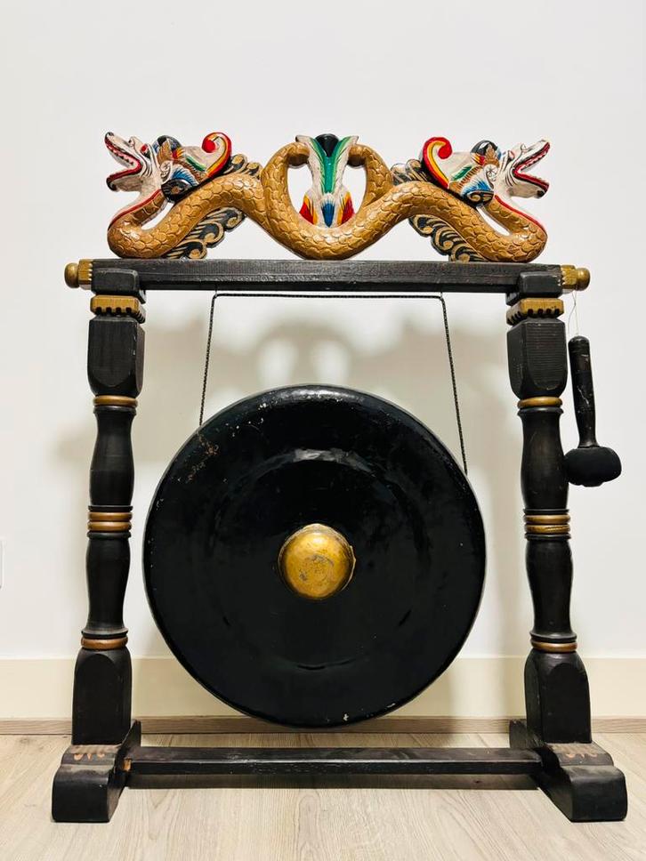 Grote antieke Balinese Gedé-gong, Antiek en Kunst, Kunst | Niet-Westerse kunst, Ophalen of Verzenden
