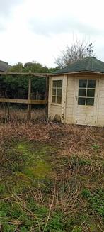 Houten tuinhuisje met ramen, Ophalen of Verzenden, Gebruikt, 250 tot 500 cm