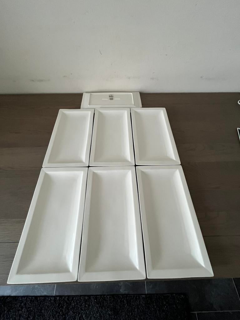 Stijlvolle Rechthoekige Porseleinen Schalen – True Life, Huis en Inrichting, Keuken | Servies, Ophalen of Verzenden, Overige stijlen