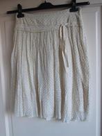 Vanilia roomkleurig rokje met gouden stipjes 40, Maat 38/40 (M), Vanilia, Beige, Nieuw