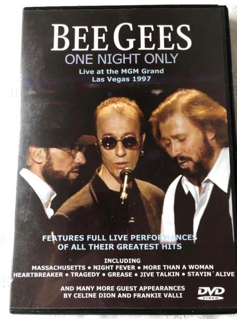 DVD Bee Gees One night Only, Alle leeftijden, Ophalen of Verzenden, Zo goed als nieuw