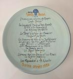 Souvenirbord Sandy Beach Hotel met oudejaarsmenu 1989/1990, Ophalen of Verzenden