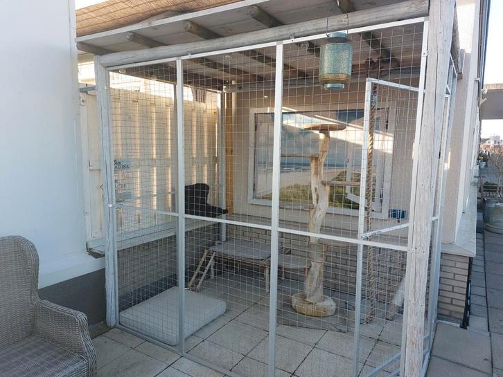 Kattenren, Dieren en Toebehoren, Vogels | Hokken en Kooien, Volière, Aluminium, Ophalen of Verzenden