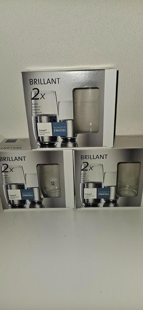 6 glazen Schott Zwiesel voor maar € 15,00, Verzamelen, Glas en Borrelglaasjes, Nieuw, Waterglas, Ophalen of Verzenden