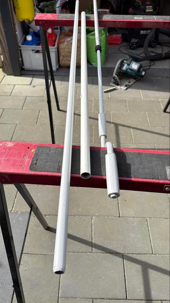 Uitschuifbare stokken voor diverse toepassingen, Ophalen, Gebruikt