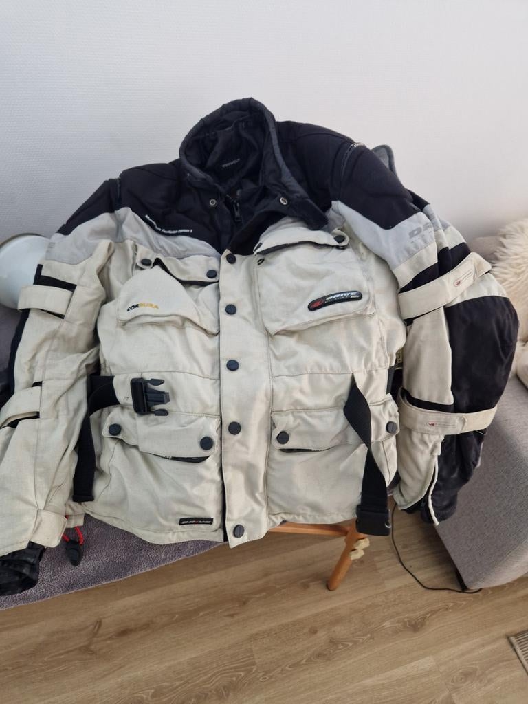 Motorjas met losse binnenvoering - Ideaal voor elk seizoen, Jas | textiel, Ophalen of Verzenden, Tweedehands, Heren