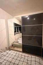 Witte IKEA PAX kast met spiegel- en glansdeuren, Huis en Inrichting, 200 cm of meer, 150 tot 200 cm, Zo goed als nieuw, Glas
