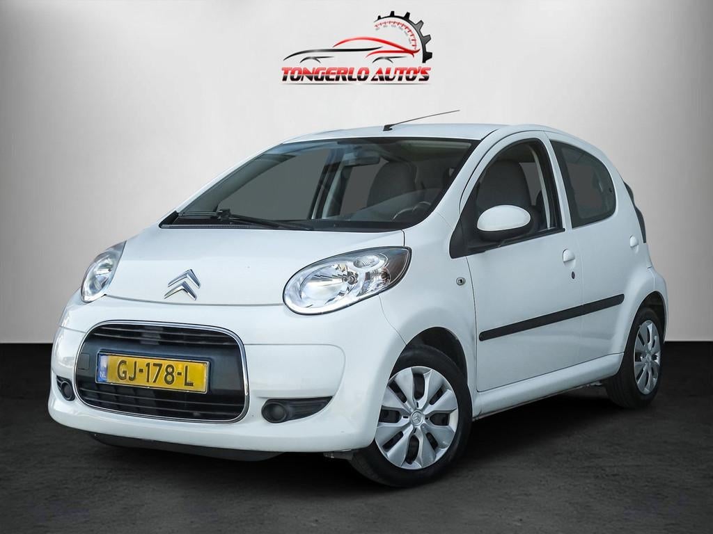 Citroen C1 1.0-12V Exclusive Airco 5drs, Auto's, Citroën, Voorwielaandrijving, Euro 5, Gebruikt, 4 stoelen