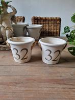 Riviera maison bloempotten cachepotten 32, Tuin en Terras, Bloempotten, Rond, Ophalen of Verzenden, Aardewerk, Minder dan 40 cm