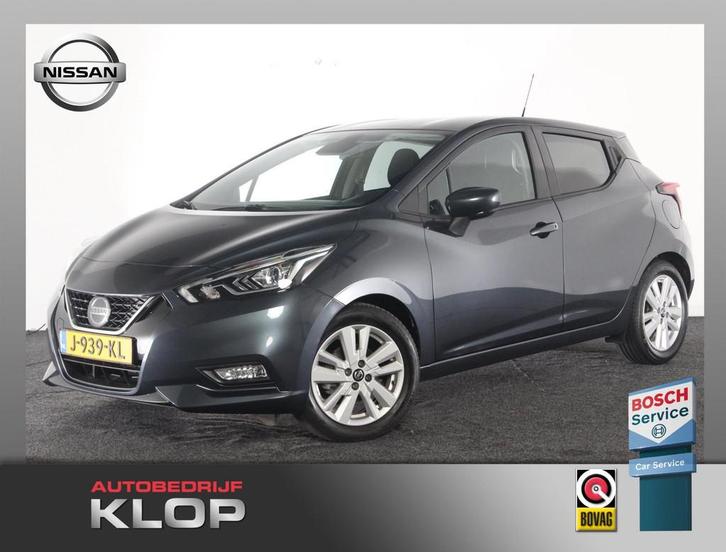 Nissan Micra 1.0 IG-T N-Connecta | navigatie | Camera, Auto's, Nissan, Bedrijf, Te koop, Micra, ABS, Achteruitrijcamera, Airbags