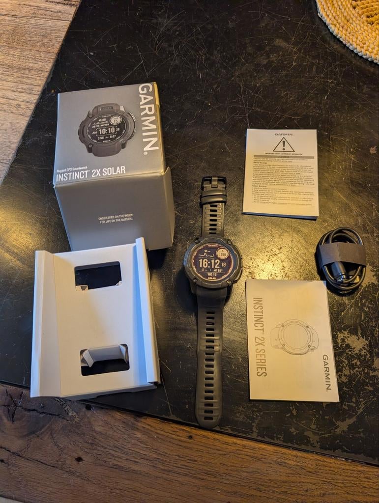 Garmin Instinct 2X Solar - GPS Smartwatch, Sieraden, Tassen en Uiterlijk, Sporthorloges, Gebruikt, Garmin, Ophalen of Verzenden