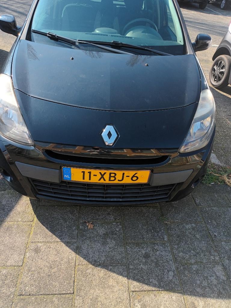 Renault Clio 1.2 16V 55KW 5-DRS E4 2012 Zwart, Voorwielaandrijving, Stof, 74 pk, Zwart