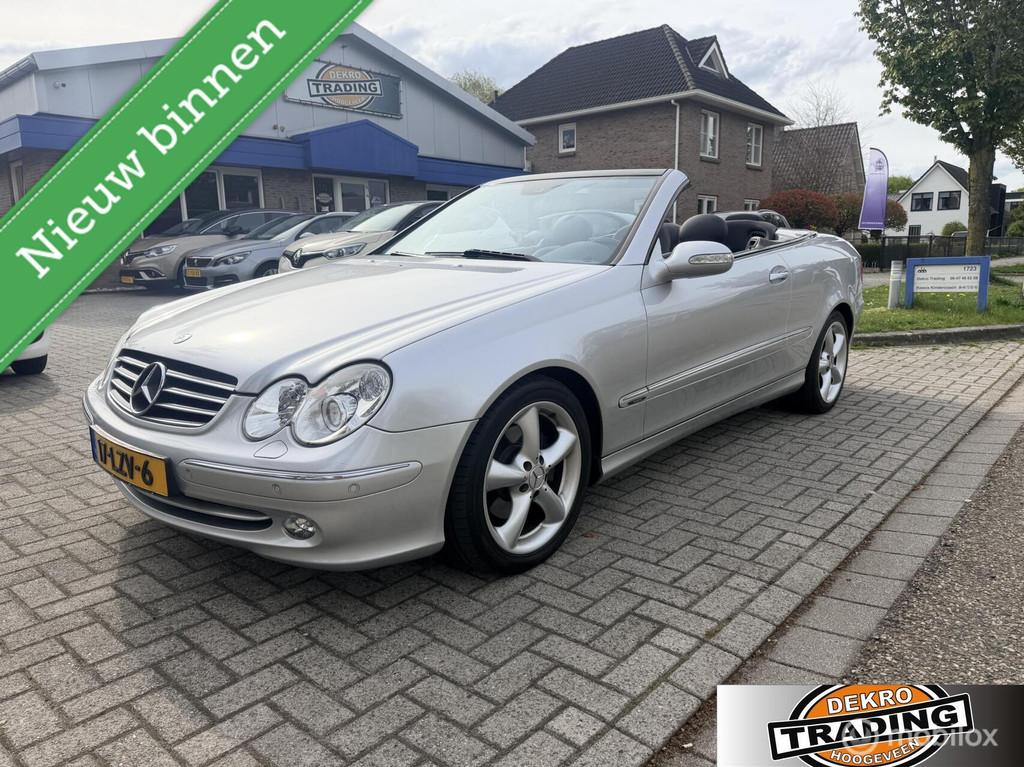 Mercedes CLK-klasse Cabrio 200 K. Elegance, Auto's, Mercedes-Benz, Bedrijf, Te koop, CLK, ABS, Airbags, Airconditioning, Alarm