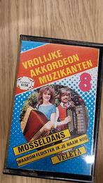 Verzameling Vrolijke Accordeon Muzikanten Cassettebandjes, Gebruikt, 2 t/m 25 bandjes, Overige genres, Ophalen of Verzenden