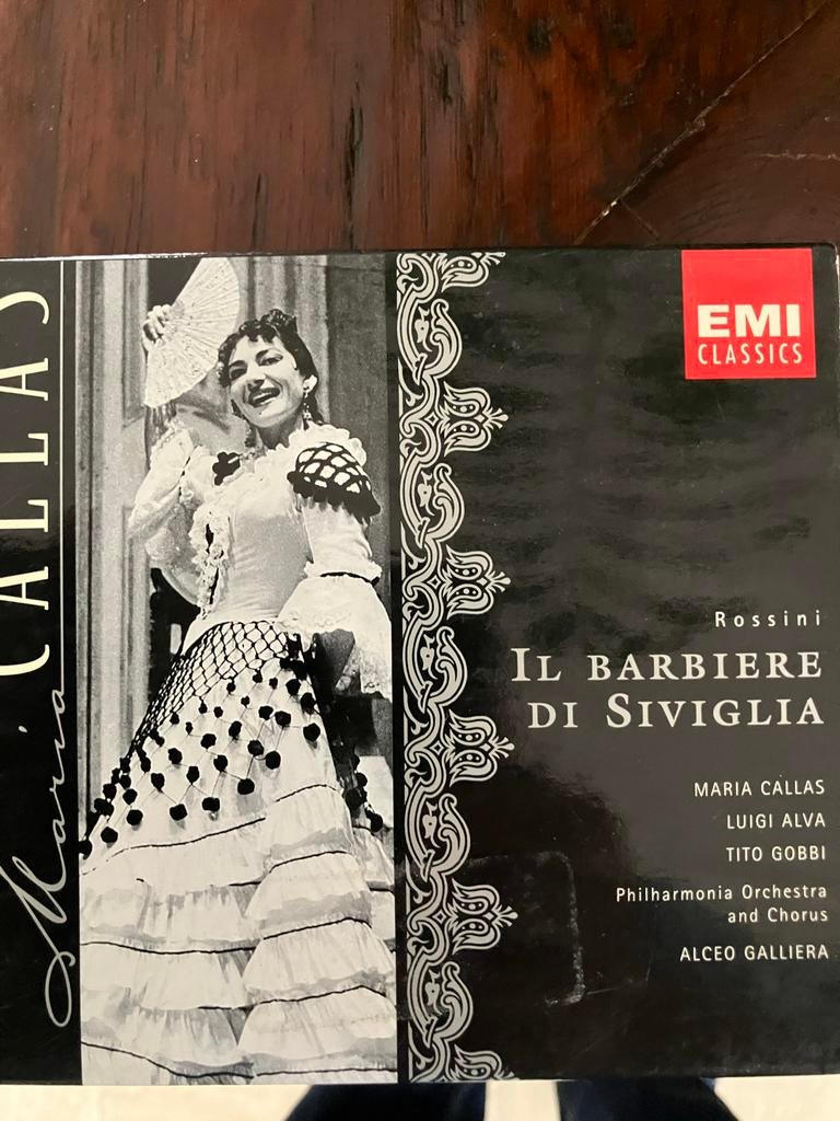 Maria Callas Opera CD's - Il Barbiere di Siviglia & Aida, Ophalen of Verzenden, Romantiek, Gebruikt, Opera of Operette