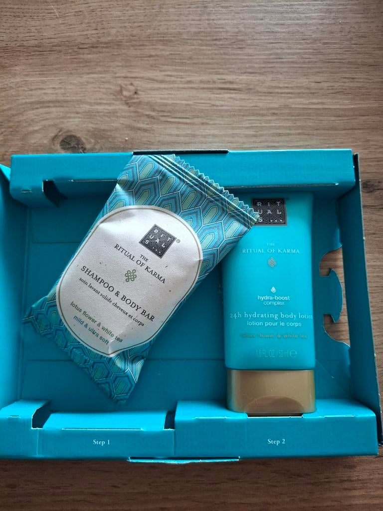 Rituals pakketje nieuw shampoo en body bar, Ophalen of Verzenden, Nieuw, Bad & Douche