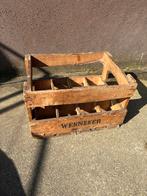 Vintage houten flessenkrat 'Wenneker', Gebruikt, 50 tot 100 cm, Ophalen of Verzenden, Minder dan 50 cm