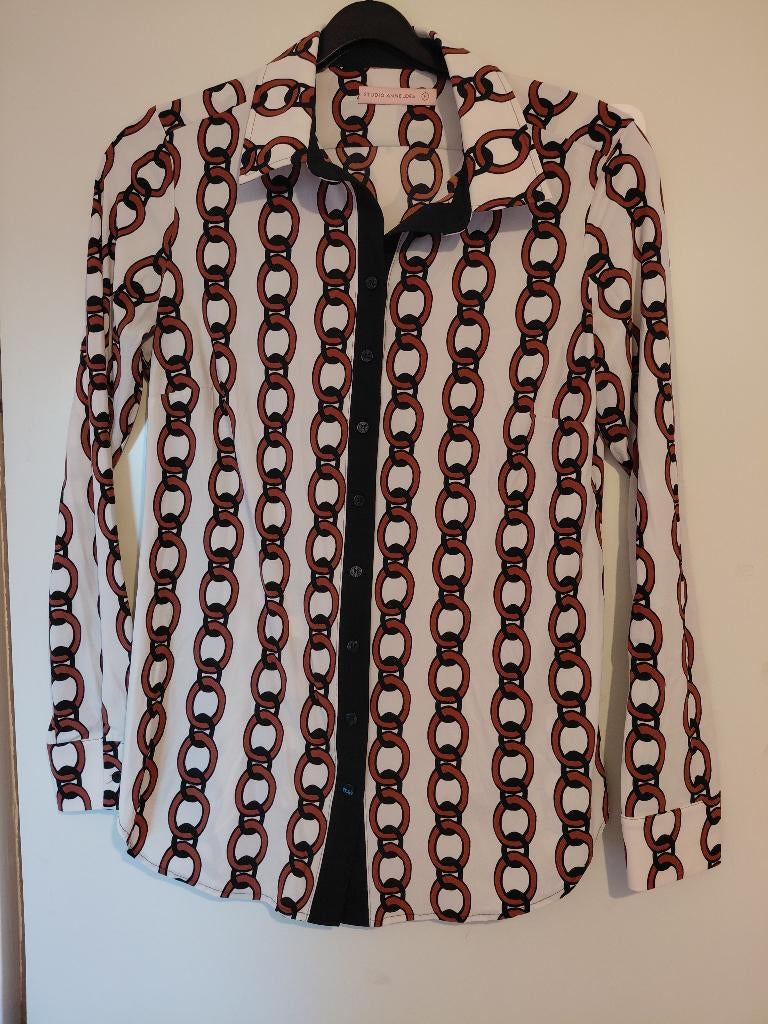 Poppy travelbloes van Studio Anneloes, maat M, Kleding | Dames, Blouses en Tunieken, Maat 38/40 (M), Studio Anneloes, Blauw, Ophalen of Verzenden