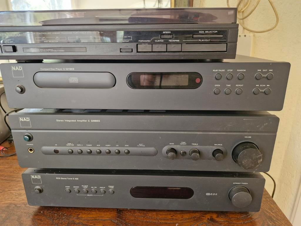 Nad hifi set met pickup kenwood, Audio, Tv en Foto, Stereo-sets, Ophalen, Gebruikt, Overige merken