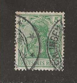 Duitse rijk; 55 Germania, Postzegels en Munten, Postzegels | Europa | Duitsland, Verzenden, Duitse Keizerrijk, Gestempeld