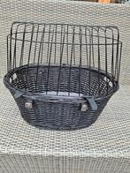 Rieten fietsmandje voor kleine hond, Ophalen
