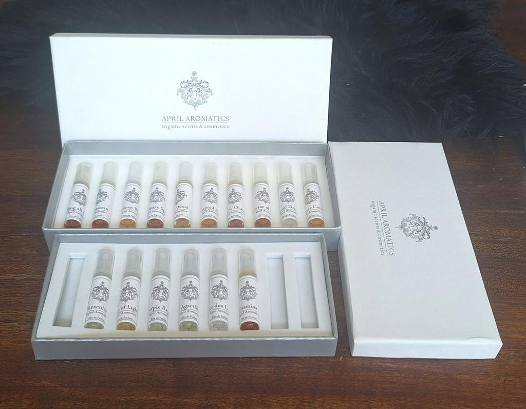 Sampleset April Aromatics / Niche Parfum, Sieraden, Tassen en Uiterlijk, Uiterlijk | Parfum, Zo goed als nieuw, Verzenden