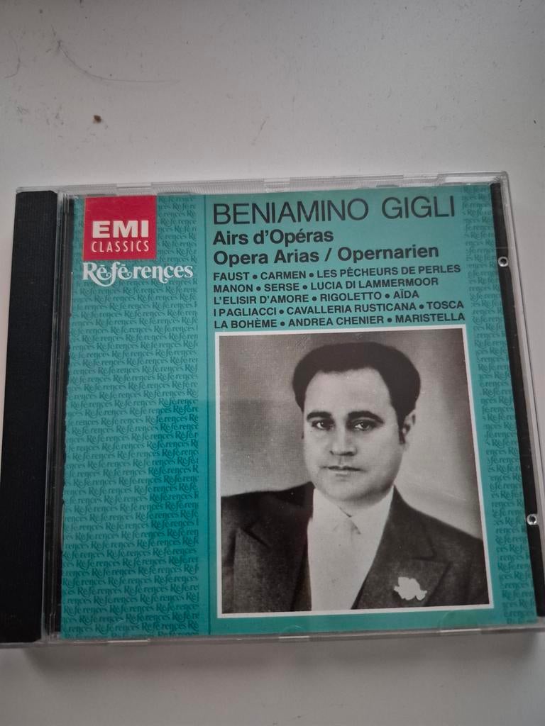 Beniamino Gigli - Arieën uit Opera's (EMI Classics CD), Ophalen of Verzenden, Romantiek, Zo goed als nieuw, Opera of Operette