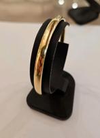 14 karaats gouden slavenarmband / bangle geelgoud, Ophalen of Verzenden, Zo goed als nieuw, Dame, Goud