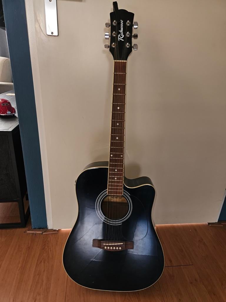 Richwood akoestische gitaar met element, Ophalen