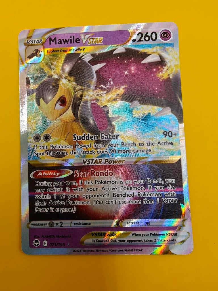 Mawile Vstar - Silver Tempest, Hobby en Vrije tijd, Verzamelkaartspellen | Pokémon, Verzenden, Zo goed als nieuw