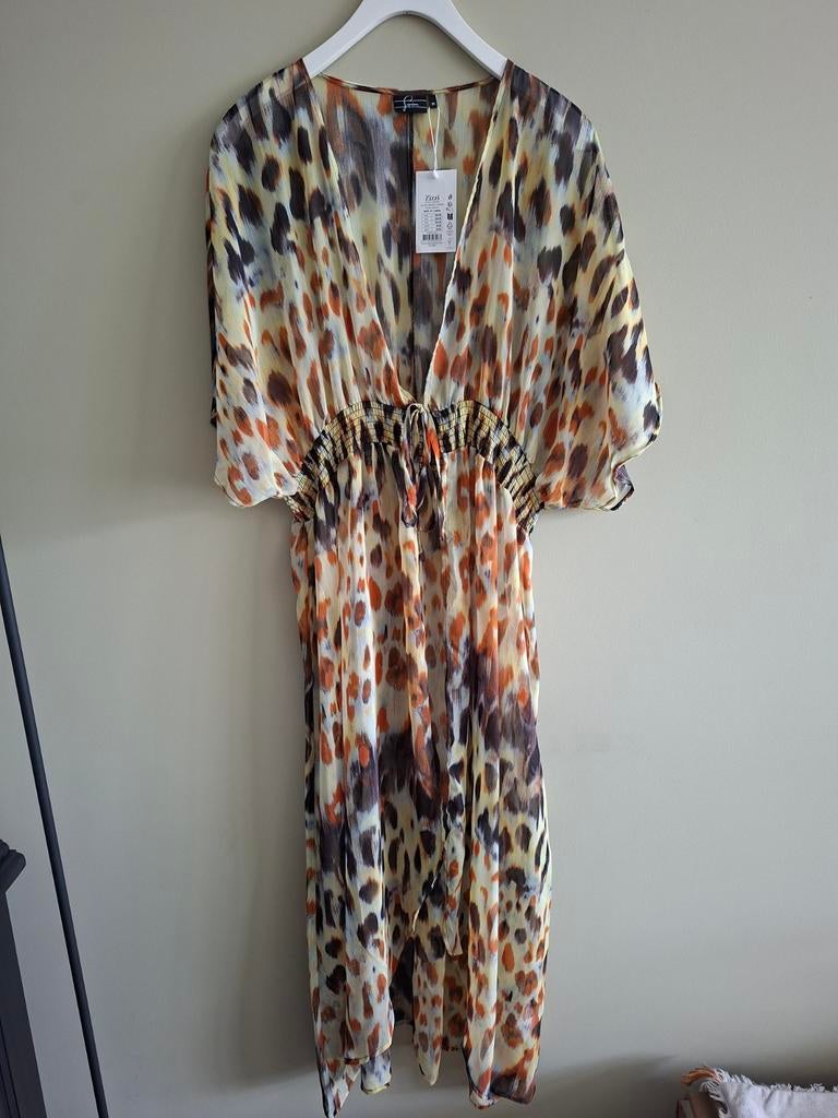 Zizzi swim beachwear strandjurk kimono M 46/48, Zizzi, Ophalen of Verzenden, Zo goed als nieuw, Jurk