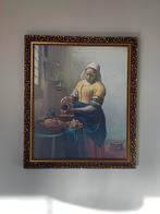 De Melkmeid van Vermeer - Ingelijste reproductie, Antiek en Kunst, Kunst | Schilderijen | Klassiek, Ophalen