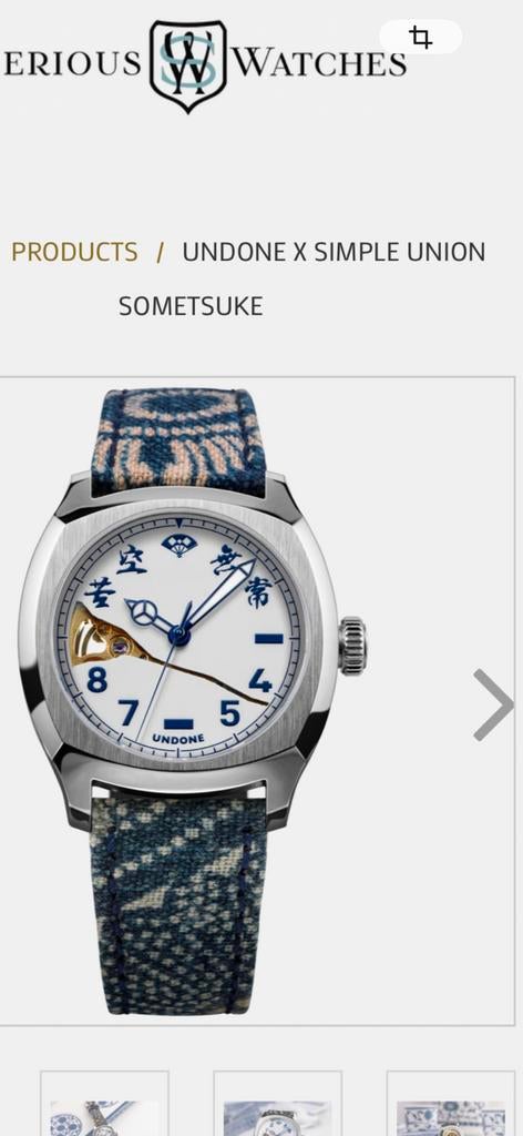 Gezocht Undone x simple Union horloge zie foto, Ophalen of Verzenden, Zo goed als nieuw, Overige merken