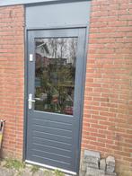 Hardhouten deur, Ophalen, Hout, 75 tot 150 cm, Deurkozijn