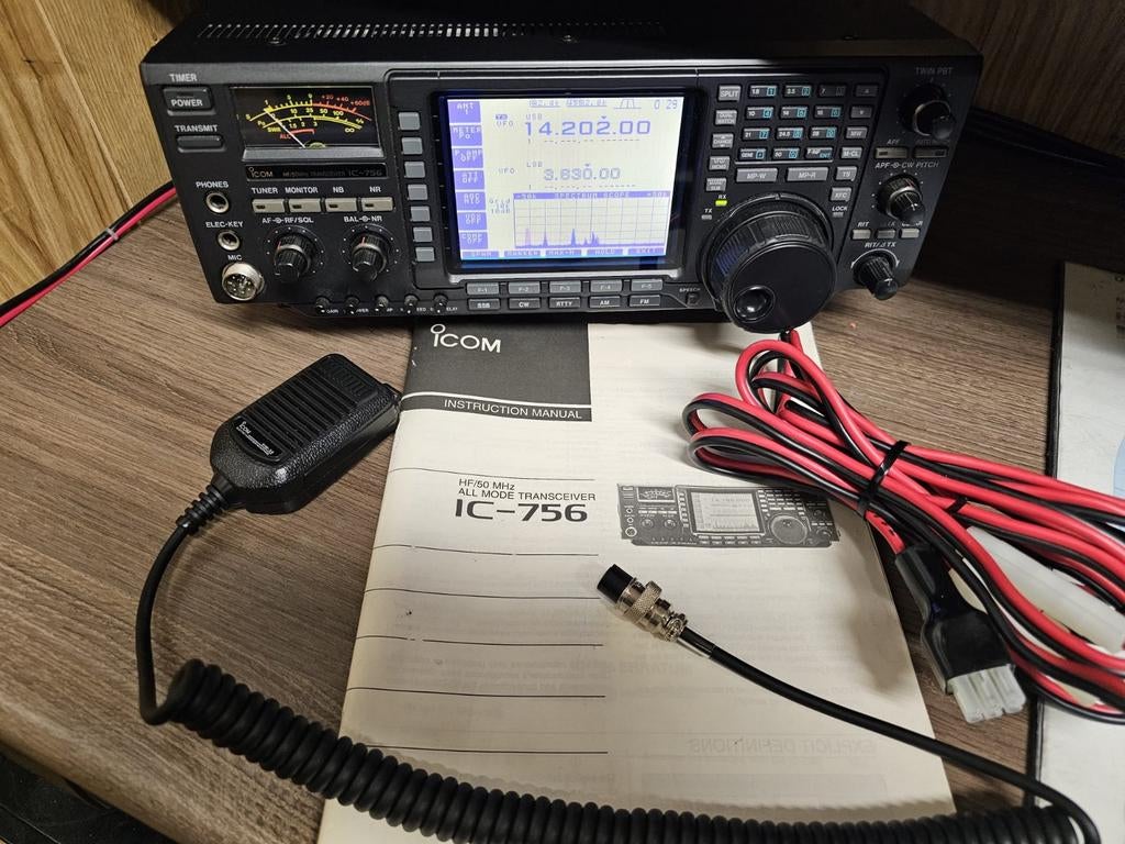 Icom ic 756, Telecommunicatie, Ophalen, Gebruikt, Zender en Ontvanger