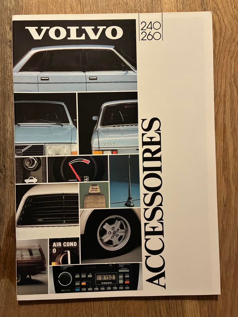 Volvo 240 / 260 accessoires brochure 1981, Boeken, Ophalen of Verzenden, Zo goed als nieuw, Volvo