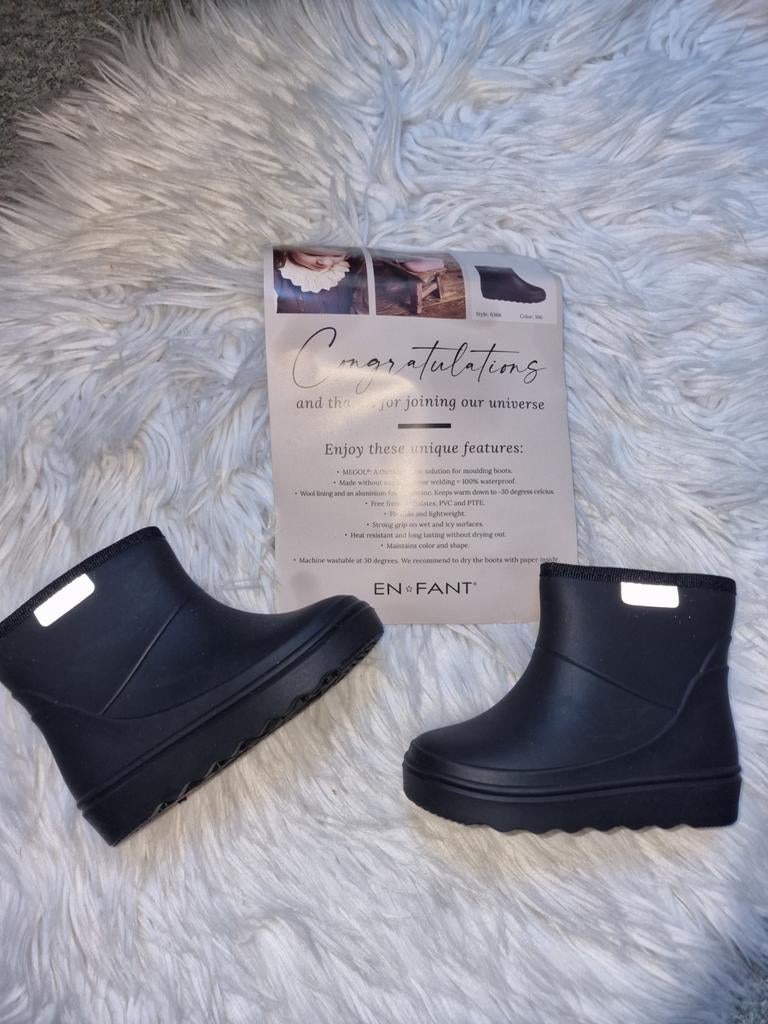 Enfant Thermoboots Regenlaars Winter Wol Maat 20 En fant, Kinderen en Baby's, Ophalen of Verzenden, Nieuw, Jongen of Meisje