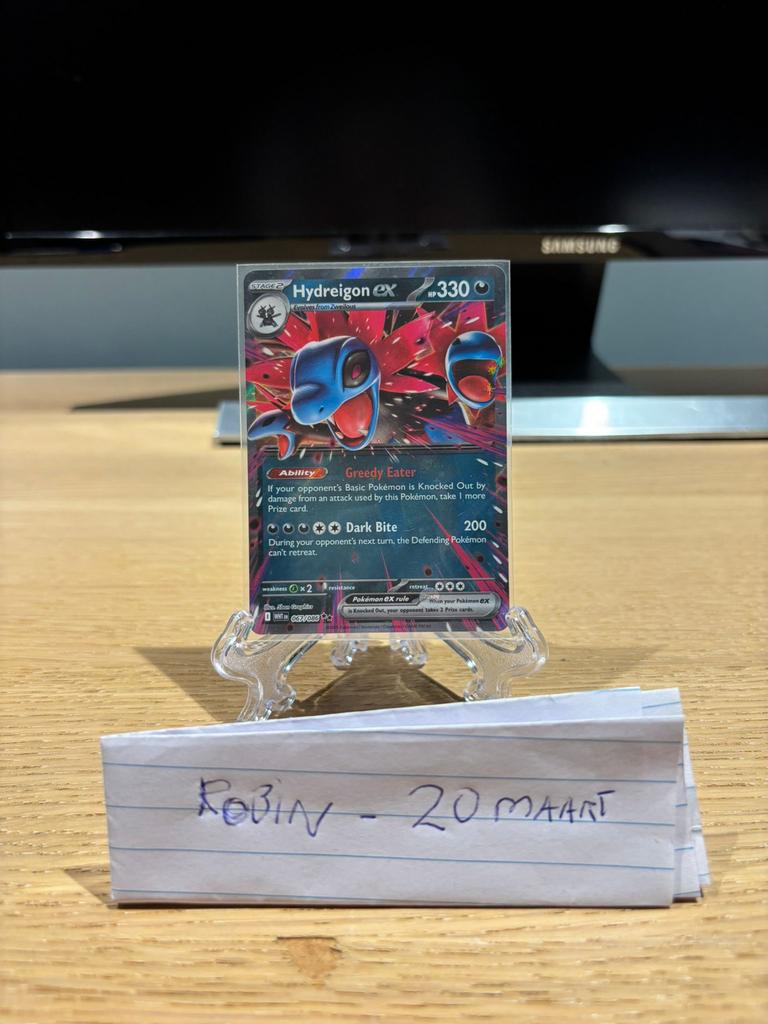 Pokémon EX Kaarten: Hydreigon, Kyurem, Meloetta, Verzenden, Zo goed als nieuw, Meerdere kaarten, Foil
