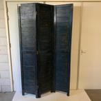 Kamerscherm – 120 cm - massief teak - blue wash - TTM Wonen, TTM Wonen, Meubels – (Perzische) Tapijten en Woonaccessoires, Taag 63, 2491 CS, Den Haag (Forepark)