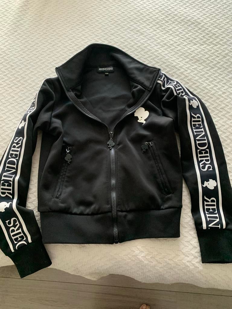 Reinders jasje maat 152 - Zwart met witte details, Ophalen of Verzenden, Gedragen, Maat 34 (XS) of kleiner, Zwart