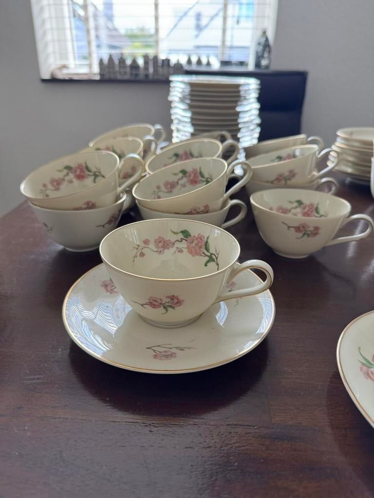 Prachtig antiek theeservies., Antiek en Kunst, Antiek | Servies compleet, Ophalen of Verzenden