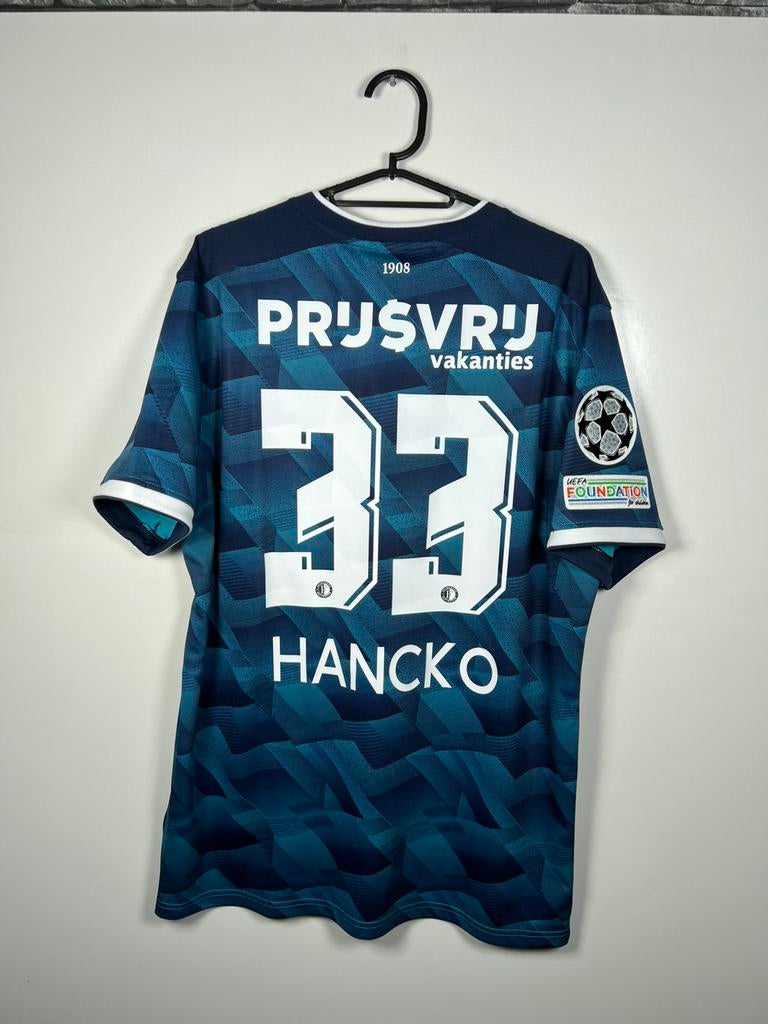 Feyenoord 2023-2024 uit Hancko L, Ophalen of Verzenden, Zo goed als nieuw, Shirt