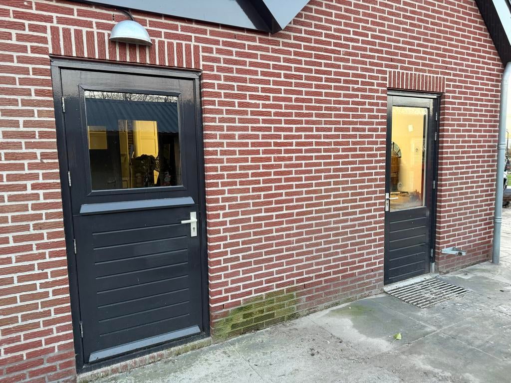 Houten ramen, deuren,  gietijzer stalramen incl kozijn, Ophalen, Gevelraam of Ruit, Gebruikt, 160 cm of meer