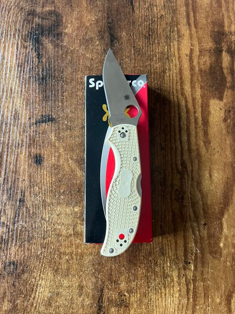 Spyderco Stretch 2 Ivory sprint run, Caravans en Kamperen, Ophalen, Nieuw