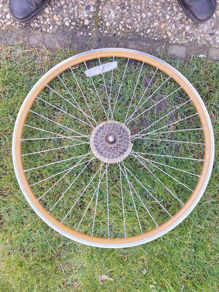 Achterwiel 6 Versnellings deze komt van een Cortina fiets, Ophalen, Gebruikt, Contina, Versnellingen