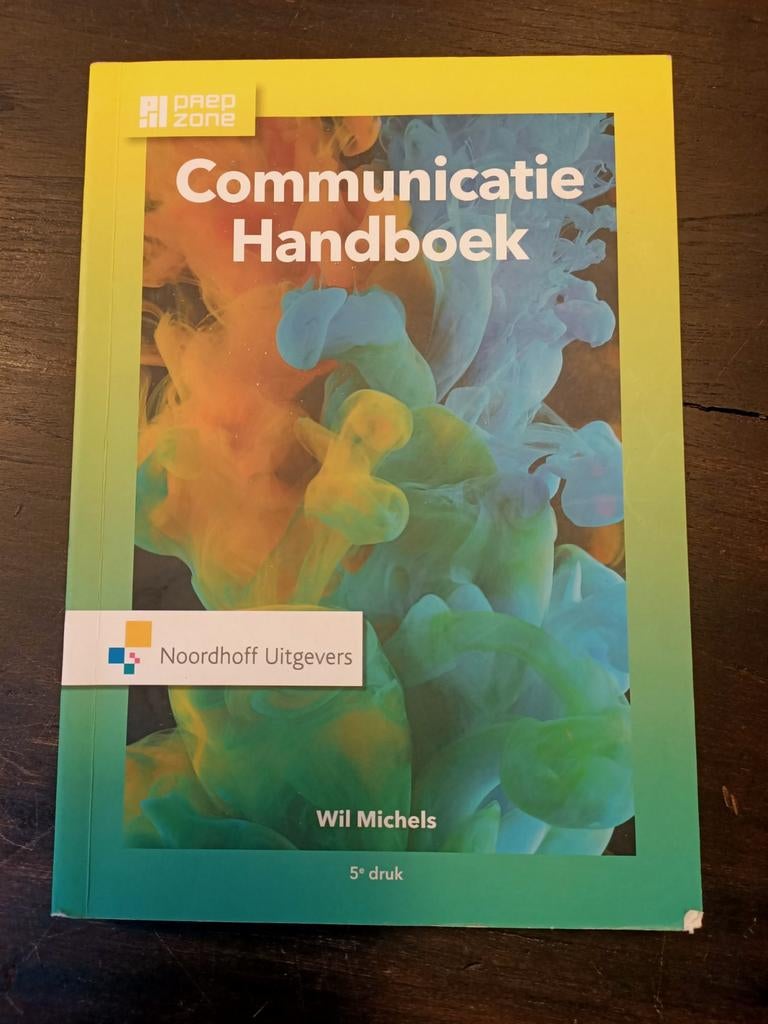 Communicatie Handboek - Wil Michels (5e druk), Boeken, Studieboeken en Cursussen, Gelezen, HBO, Gamma, Ophalen of Verzenden