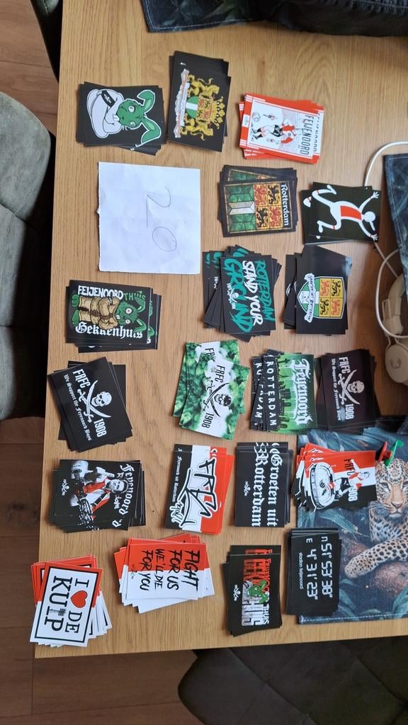 Grote collectie Feyenoord stickers, Verzamelen, Stickers, Ophalen of Verzenden, Zo goed als nieuw, Sport